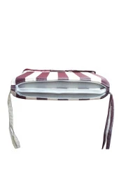 Mi̇rzade 6 Adet Eli̇t Su Geçi̇rmez Yüksek Arkali Mi̇nder-Bordo/Krem | 6’lı Su Geçirmez Yüksek Arkalı Sandalye Minderi – Fermuarlı thumbnail 6