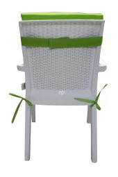 Mi̇rzade 6 Adet Eli̇t Su Geçi̇rmez Yüksek Arkali Mi̇nder-Fistik Yeşi̇l | 6’lı Su Geçirmez Yüksek Arkalı Sandalye Minderi – Fermuarlı thumbnail 5