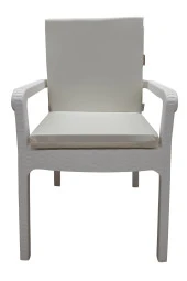 Mi̇rzade 6 Adet Eli̇t Su Geçi̇rmez Yüksek Arkali Mi̇nder-Krem | 6’lı Su Geçirmez Yüksek Arkalı Sandalye Minderi – Fermuarlı thumbnail 1