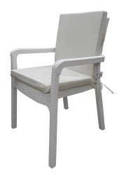 Mi̇rzade 6 Adet Eli̇t Su Geçi̇rmez Yüksek Arkali Mi̇nder-Krem | 6’lı Su Geçirmez Yüksek Arkalı Sandalye Minderi – Fermuarlı thumbnail 2