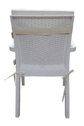 Mi̇rzade 6 Adet Eli̇t Su Geçi̇rmez Yüksek Arkali Mi̇nder-Krem | 6’lı Su Geçirmez Yüksek Arkalı Sandalye Minderi – Fermuarlı thumbnail 5