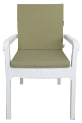 Mi̇rzade 4 Adet Eli̇t Yüksek Arkali Mi̇nder Duck Bezi̇-Çi̇men | 4’lü Elit Yüksek Arkalı Sandalye Minderi – Duck Bezi, Fermuarlı thumbnail 1