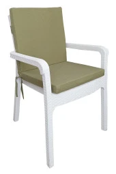 Mi̇rzade 4 Adet Eli̇t Yüksek Arkali Mi̇nder Duck Bezi̇-Çi̇men | 4’lü Elit Yüksek Arkalı Sandalye Minderi – Duck Bezi, Fermuarlı thumbnail 2