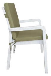 Mi̇rzade 4 Adet Eli̇t Yüksek Arkali Mi̇nder Duck Bezi̇-Çi̇men | 4’lü Elit Yüksek Arkalı Sandalye Minderi – Duck Bezi, Fermuarlı thumbnail 3