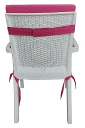 Mi̇rzade 4 Adet Eli̇t Yüksek Arkali Mi̇nder Duck Bezi̇-Fuşya | 4’lü Elit Yüksek Arkalı Sandalye Minderi – Duck Bezi, Fermuarlı thumbnail 4