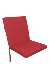 Mi̇rzade 4 Adet Eli̇t Yüksek Arkali Mi̇nder Duck Bezi̇-Bordo | 4’lü Elit Yüksek Arkalı Sandalye Minderi – Duck Bezi, Fermuarlı thumbnail 5