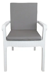 Mi̇rzade 4 Adet Eli̇t Yüksek Arkali Mi̇nder Duck Bezi̇-Koyu Gri̇ | 4’lü Elit Yüksek Arkalı Sandalye Minderi – Duck Bezi, Fermuarlı thumbnail 1