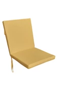 Mi̇rzade 6 Adet Eli̇t Yüksek Arkali Mi̇nder Duck Bezi̇-Sari | 6’lı Elit Yüksek Arkalı Sandalye Minderi – Duck Bezi, Fermuarlı thumbnail 5