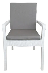 Mi̇rzade 6 Adet Eli̇t Yüksek Arkali Mi̇nder Duck Bezi̇-Koyu Gri̇ | 6’lı Elit Yüksek Arkalı Sandalye Minderi – Duck Bezi, Fermuarlı thumbnail 1