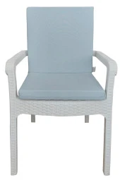 Mi̇rzade 6 Adet Eli̇t Yüksek Arkali Mi̇nder Duck Bezi̇-Buz Mavi̇ | 6’lı Elit Yüksek Arkalı Sandalye Minderi – Duck Bezi, Fermuarlı thumbnail 1