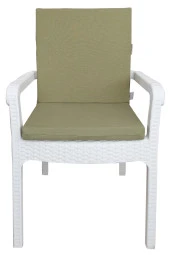 Mi̇rzade 6 Adet Eli̇t Yüksek Arkali Mi̇nder Duck Bezi̇-Çi̇men | 6’lı Elit Yüksek Arkalı Sandalye Minderi – Duck Bezi, Fermuarlı thumbnail 1