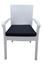 Mi̇rzade 4 Adet Hera Si̇esta Mi̇nderi̇ Su Geçi̇rmez Kumaş 5 Cm Gri̇ Sünger-Si̇yah | 4’lü Su Geçirmez Hera Siesta Minderi – Fermuarlı thumbnail 1