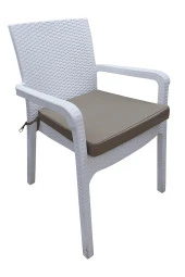 Mi̇rzade 4 Adet Hera Si̇esta Mi̇nderi̇ Su Geçi̇rmez Kumaş 5 Cm Gri̇ Sünger-Taba | 4’lü Su Geçirmez Hera Siesta Minderi – Fermuarlı - 2