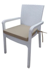 Mi̇rzade 4 Adet Hera Si̇esta Mi̇nder Su Geçi̇rmez Kumaş 5 Cm Gri̇ Sünger-A.Bej | 4’lü Su Geçirmez Hera Siesta Minderi – Fermuarlı thumbnail 3