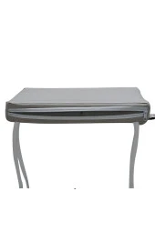 Mi̇rzade 6 Adethera Si̇esta  Mi̇nderi̇ Su Geçi̇rmez Kumaş 5 Cm Gri̇ Sünger-Açik Gri̇ | 6’lı Su Geçirmez Hera Siesta Minderi – Fermuarlı thumbnail 3