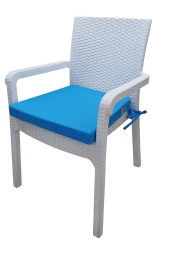 Mi̇rzade 6 Adet Hera Si̇esta Mi̇nder Su Geçi̇rmez Kumaş 5 Cm Gri̇ Sünger-Turkuaz | 6’lı Su Geçirmez Hera Siesta Minderi – Fermuarlı thumbnail 3