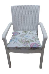 Mi̇rzade 6 Adet Duck Bezi Rattan Minderi-Taç 33110-01 | 6’lı Duck Bezi Rattan Minder – Fermuarlı thumbnail 2