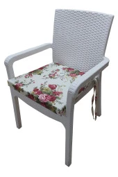 Mi̇rzade 6 Adet Duck Bezi Rattan Minderi-Eltm-Prm130267-V001 | 6’lı Duck Bezi Rattan Minder – Fermuarlı thumbnail 1