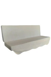 MİRZADE DELÜKS PUFFY KUMAŞ TENTESİZ 28 DNS SÜNGER  SALINCAK MİNDERİ-deluks puffy salıncak krem thumbnail 3