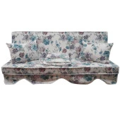 MİRZADE ELİT SALINCAK MİNDERİ TAÇ SU İTİCİ KUMAŞ GRİ SÜNGER FERMUARLI KOMPLE SET-33109-01 thumbnail 1