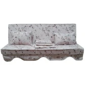 MİRZADE ELİT SALINCAK MİNDERİ TAÇ SU İTİCİ KUMAŞ GRİ SÜNGER FERMUARLI KOMPLE SET-33711-01 thumbnail 1