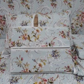 MİRZADE ELİT SALINCAK MİNDERİ TAÇ SU İTİCİ KUMAŞ GRİ SÜNGER FERMUARLI KOMPLE SET-32280-01 thumbnail 3