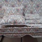 MİRZADE ELİT SALINCAK MİNDERİ TAÇ SU İTİCİ KUMAŞ GRİ SÜNGER FERMUARLI KOMPLE SET-32279-02 - 3