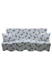 MİRZADE ELİT SALINCAK MİNDERİ SU İTİCİ KUMAŞ GRİ SÜNGER FERMUARLI SET-prm 081061 v 9 thumbnail 1