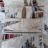 MİRZADE ELİT SALINCAK MİNDERİ TAÇ SU İTİCİ KUMAŞ GRİ SÜNGER FERMUARLI KOMPLE SET-02 thumbnail 3