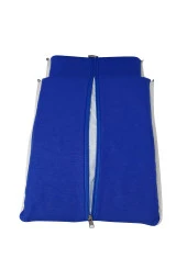 MİRZADE ELİT SALINCAK MİNDERİ SU İTİCİ KUMAŞ GRİ SÜNGER FERMUARLI SET-saks mavi drm 4807 thumbnail 5