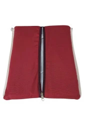 MİRZADE ELİT SALINCAK MİNDERİ SU İTİCİ KUMAŞ GRİ SÜNGER FERMUARLI SET-bordo drk 7154 thumbnail 6