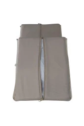 MİRZADE ELİT SALINCAK MİNDERİ SU İTİCİ KUMAŞ GRİ SÜNGER FERMUARLI SET-a.bej dre 1144 thumbnail 3