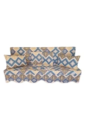 MİRZADE ELİT SALINCAK MİNDERİ SU İTİCİ KUMAŞ GRİ SÜNGER FERMUARLI SET-prm 093495 v003 thumbnail 1