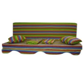 MİRZADE MEDİAN SALINCAK MİNDERİ PAMUK/POLYESTER KUMAŞ GRİ SÜNGER FERMUARLI 3 KİŞİLİK TAM SET KONFORLU ÜRÜN-210 thumbnail 1