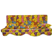 MİRZADE MEDİAN SALINCAK MİNDERİ PAMUK/POLYESTER KUMAŞ GRİ SÜNGER FERMUARLI 3 KİŞİLİK TAM SET KONFORLU ÜRÜN-233 thumbnail 1