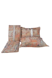 MİRZADE SAFİR KETEN KUMAŞ TENTESİZ 28 DNS SÜNGER  SALINCAK MİNDERİ-safir salıncak-kilim kiremit thumbnail 6