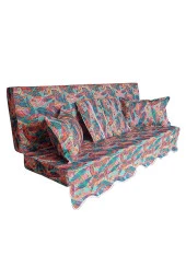 MİRZADE SOFA SOFT KUMAŞ TENTESİZ 28 DNS SÜNGER  SALINCAK MİNDERİ-sofa salıncak pembe akasya thumbnail 2