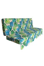 MİRZADE SOFA SOFT KUMAŞ TENTESİZ 28 DNS SÜNGER  SALINCAK MİNDERİ-sofa salıncak incir yaprağı thumbnail 4