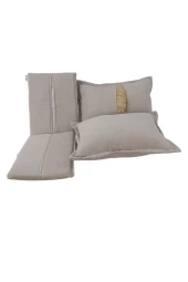 MİRZADE SOFA SOFT KUMAŞ TENTESİZ 28 DNS SÜNGER  SALINCAK MİNDERİ-sofa salıncak açık bej thumbnail 5