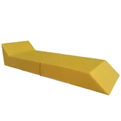 Katlanır Sunbed Güneşlenme Minderi - Sarı | Taşınabilir, Su Geçirmez | Mirzade thumbnail 1