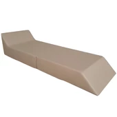 Katlanır Sunbed Güneşlenme Minderi - Açık Bej | Taşınabilir, Su Geçirmez | Mirzade thumbnail 1