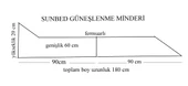 MİRZADE SUN BED KATLANIR GÜNEŞLENME MİNDERİ-SUNBED TURKUAZ MAVİ - 4