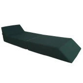 Katlanır Sunbed Güneşlenme Minderi - Koyu Yeşil | Taşınabilir, Su Geçirmez | Mirzade thumbnail 1