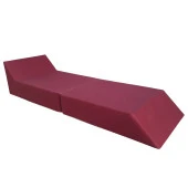 Katlanır Sunbed Güneşlenme Minderi - Bordo | Taşınabilir, Su Geçirmez | Mirzade thumbnail 1