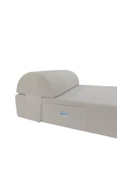 Grand Sunbed Güneşlenme Minderi - Krem | Yastıklı, Su Geçirmez | Mirzade thumbnail 3