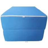 MİRZADE SUN BED KATLANIR GÜNEŞLENME MİNDERİ-SUNBED TURKUAZ MAVİ - 2