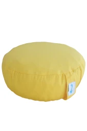 Mirzade yuvarlak puf minderi 45x45-sarı thumbnail 3