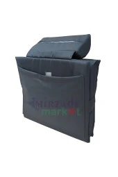 Mi̇rzade Lüks Plaj Mi̇nderi̇ Çanta Katlanir Su Geçi̇rmez-Koyu Gri̇ | Yastıklı, Fermuarlı, Çantalı Lüks Plaj Minderi – 50x180x3 cm thumbnail 3