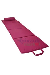 Mi̇rzade Lüks Plaj Mi̇nderi̇ Çanta Katlanir Su Geçi̇rmez-Pembe | Yastıklı, Fermuarlı, Çantalı Lüks Plaj Minderi – 50x180x3 cm thumbnail 5