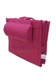 Mi̇rzade Lüks Plaj Mi̇nderi̇ Çanta Katlanir Su Geçi̇rmez-Pembe | Yastıklı, Fermuarlı, Çantalı Lüks Plaj Minderi – 50x180x3 cm thumbnail 1